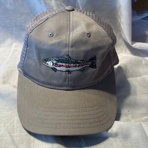 OTTO Gray Cap with Fish Embroidery